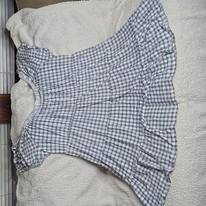 Checkered mini dress